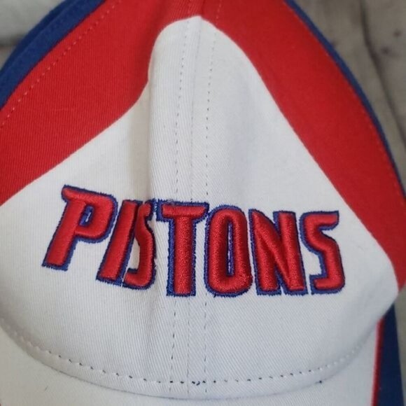 Detroit Pistons Basketball Adidas Ball Cap Hat - Picture 10 of 10